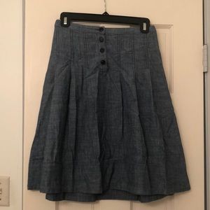 100% cotton blue skirt by J. Crew!